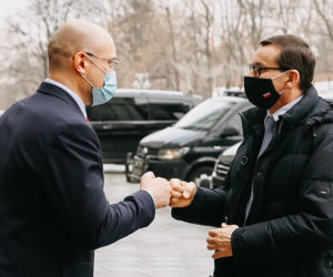 Morawiecki z wizytą na Ukrainie