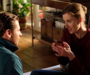 M jak miłość odc. 1914. Natalka (Dominika Suchecka), Adam Karski (Patryk Szwichtenberg)