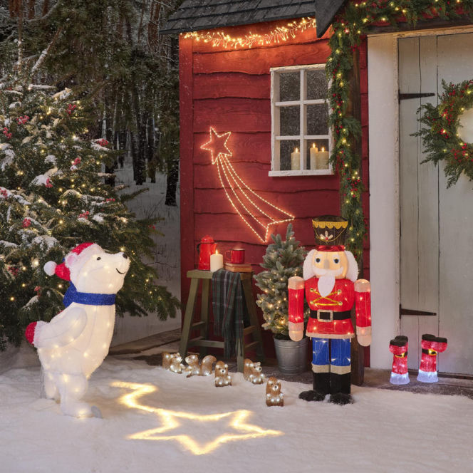 Dekoracje świateczne do ogrodu