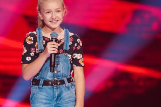 Marysia Błaszczyk w repertuarze Ewy Farny! Dziewczynka rozczuliła Dawida Kwiatkowskiego 