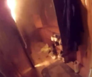 Łódź. Pożar mieszkania przy ul. Kusocińskiego. 27-latka z dzieckiem uwięzieni na balkonie [ZDJĘCIA]