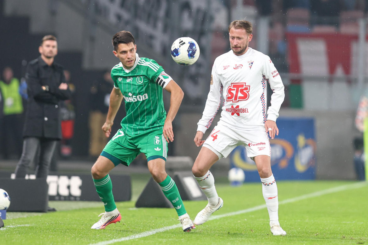 Górnik Zabrze - Legia Warszawa: Zdjęcia kibiców i zawodników z hitu 13. kolejki PKO BP Ekstraklasy