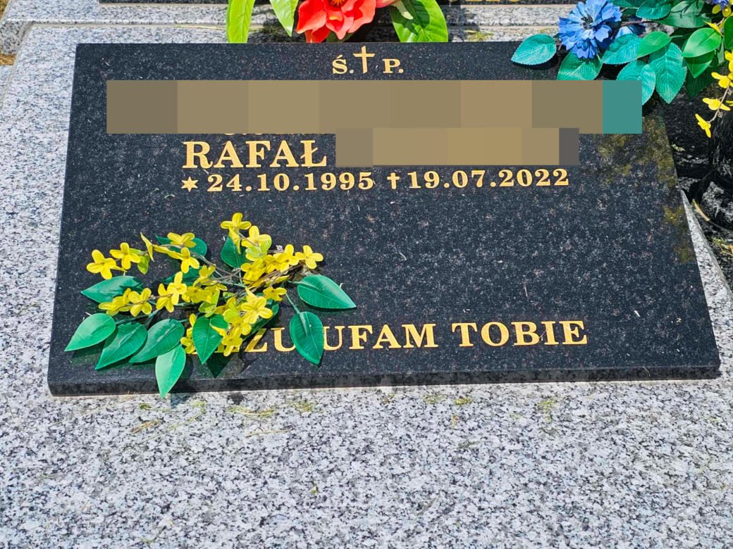 Rafał zginął tuż przed chrzcinami  synka [GALERIA]