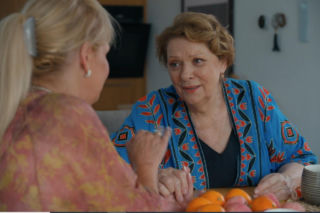 Barwy szczęścia, odcinek 3306. Małgorzata (Adrianna Biedrzyńska), Dżo (Elżbieta Jarosik)