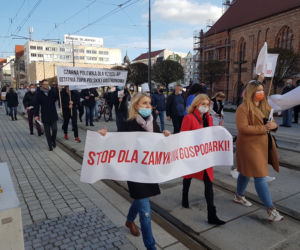 Zobaczcie jak przebiegał protest. 