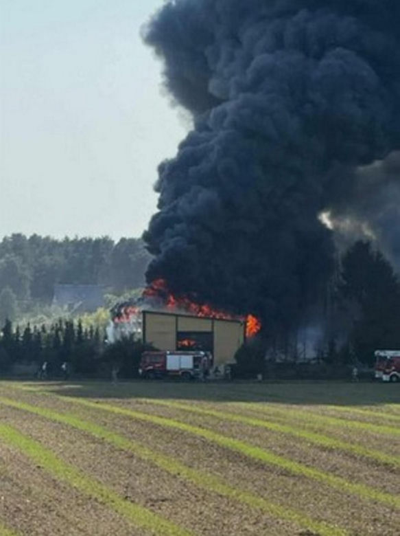 Pożar pod Ciechocinkiem