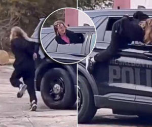 Uciekła z radiowozu przez okno! Kobieta wymknęła się mimo kajdanek