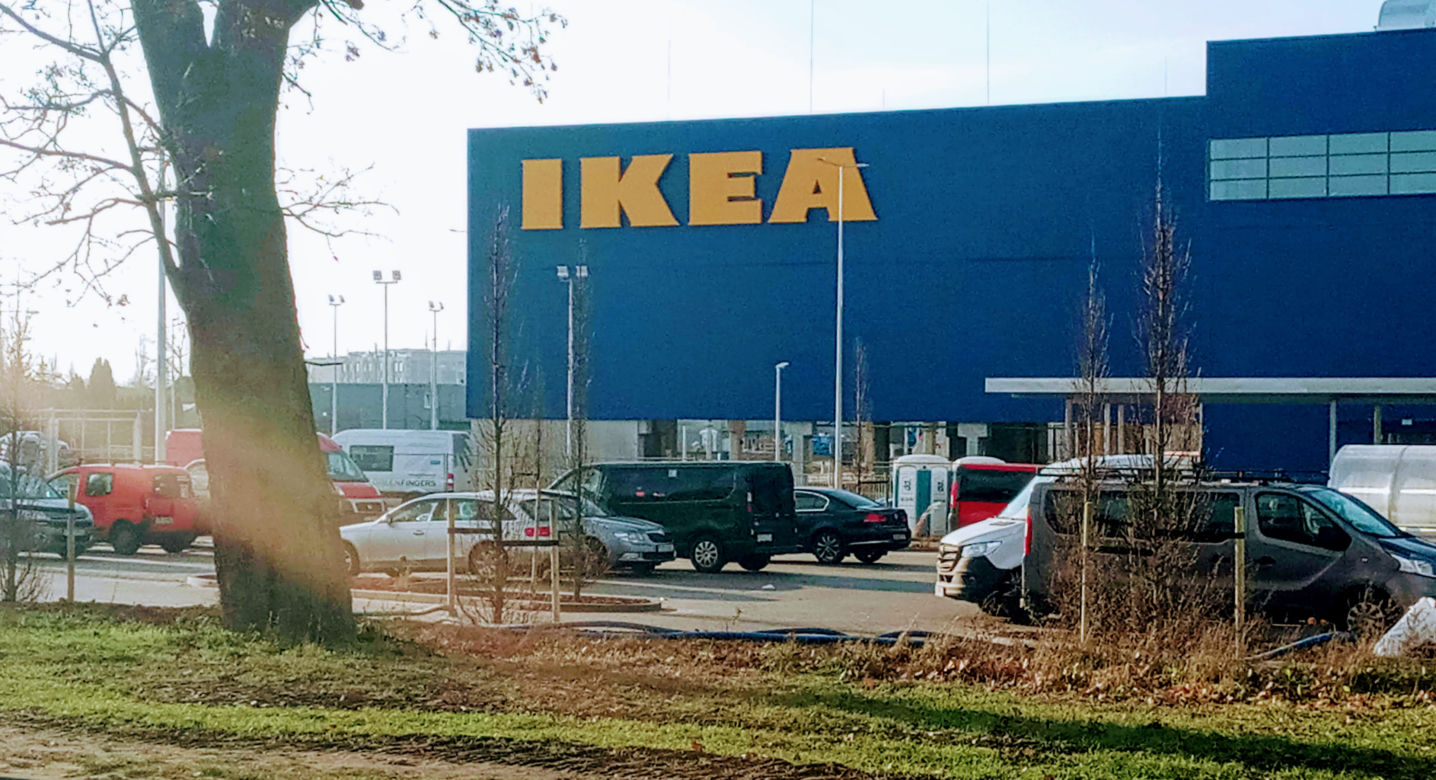 Budowa sklepu IKEA w Szczecinie - grudzień 2020