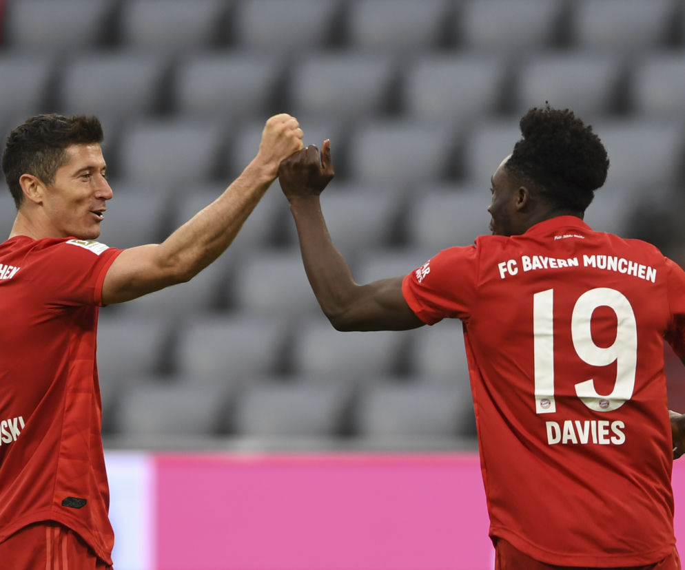 Robert Lewandowski, Alphonso Davies, Bayern Monachium