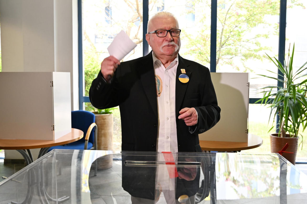 Wybory prezydenckie 2025 - Lech Wałęsa.