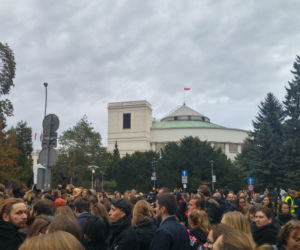 Czarny protest w Warszawie 22 września