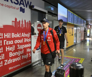 Złoci siatkarze po perypetiach wrócili do Polski