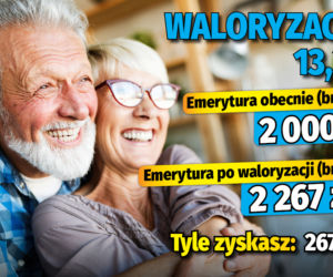 Emerycie, sprawdź ile zyskasz na waloryzacji! 