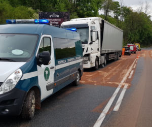 Wypadek na DK 8 w Szczytnej!