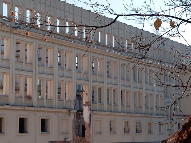 Kraków. Budowa hotelu Nobu