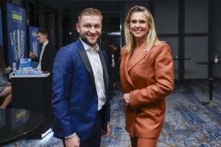Jakub Błaszczykowski i Ewa Wachowicz na gali