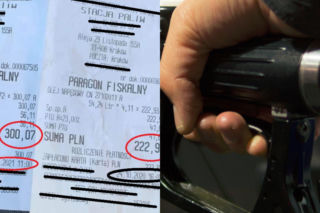 Zatankował na tej samej stacji benzynowej teraz i rok temu. Pokazał paragon! To więcej niż szok. Co za drożyzna!