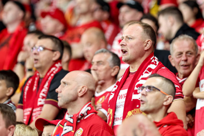 Widzew Łódź - Lech Poznań: Zdjęcia kibiców z meczu 6. kolejki PKO BP Ekstraklasy