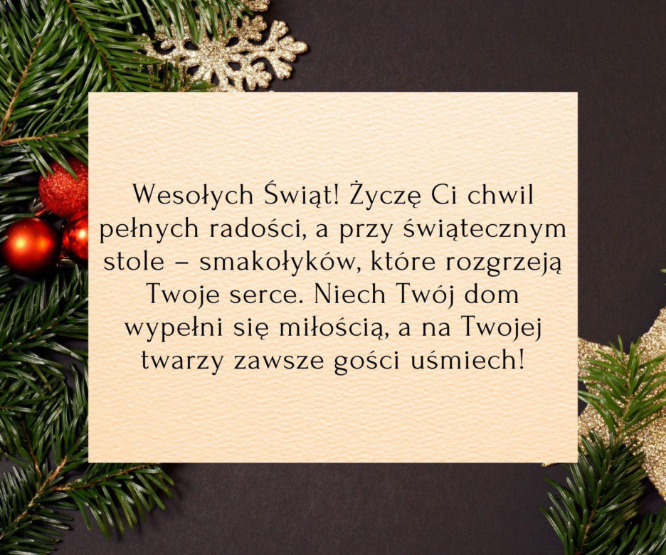 Krótkie życzenia bożonarodzeniowe 2025 - zabawne śmieszne i z dystansem