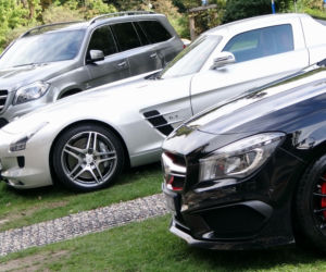 wystawa Mercedesów AMG w warszawskiej Stacji Mercedes