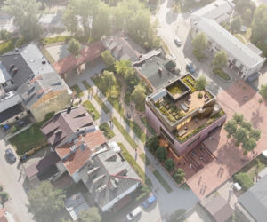 Centrum Michałowic i Centrum Aktywności Lokalnej od CDF Architekci