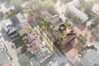 Centrum Michałowic i Centrum Aktywności Lokalnej od CDF Architekci