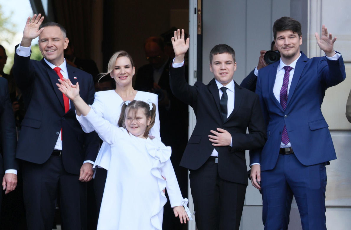 Dzień inauguracji należał do Kasi Nawrockiej. Fotoreporterzy ją uwielbiają 