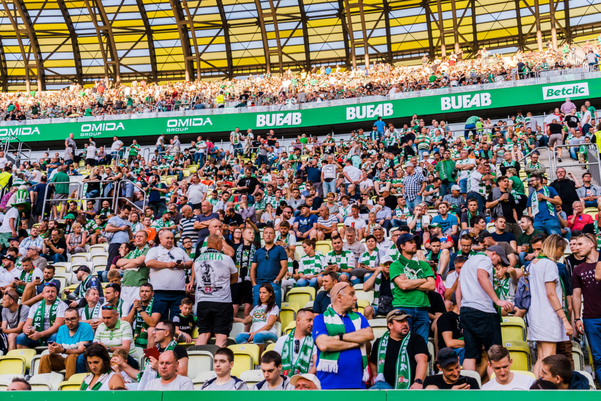 Kibice na meczu Lechia - Brøndby [ZDJĘCIA]