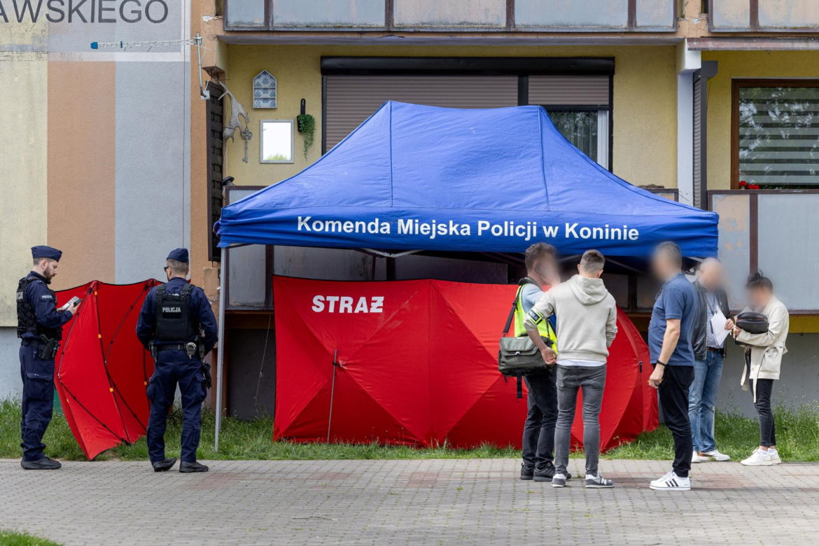 Tragedia w Koninie. Nie żyją 31-latka i małe dziecko