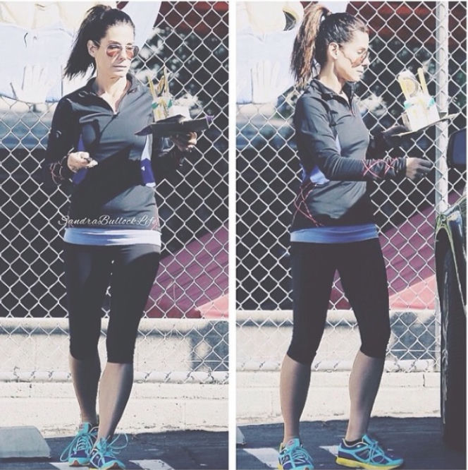Poranny jogging Sandry Bullock
