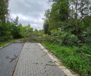 Awarie prądu i zalania. Pracowity weekend służb na Warmii i Mazurach