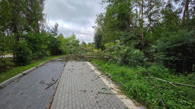 Awarie prądu i zalania. Pracowity weekend służb na Warmii i Mazurach