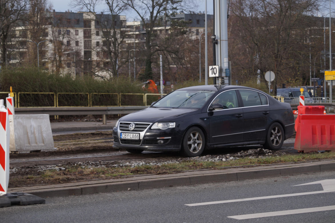 Auta jeżdżą jak tramwaje! Tak wyglądają zmiany na moście Pomorskim w Bydgoszczy