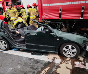  Wypadek na autostradzie A2 pod Poznaniem. Jedna osoba została ranna! 