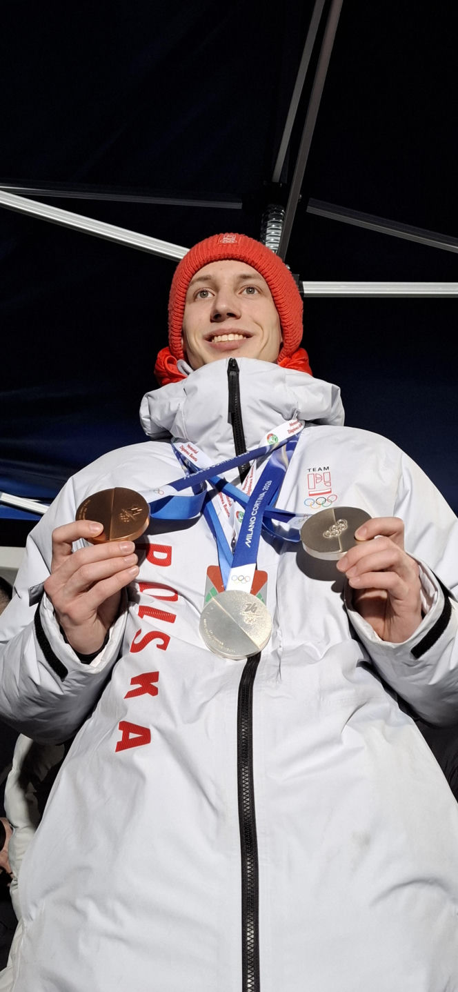 Powitanie Kacpra Tomasiaka w Bystrej 18.02.2026