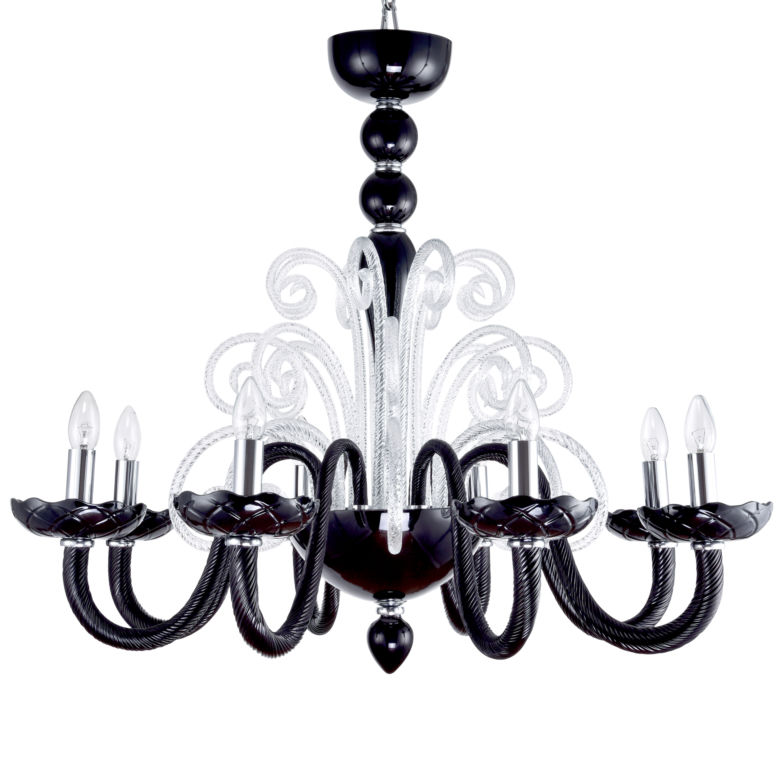 Żyrandol Venice Mist Black