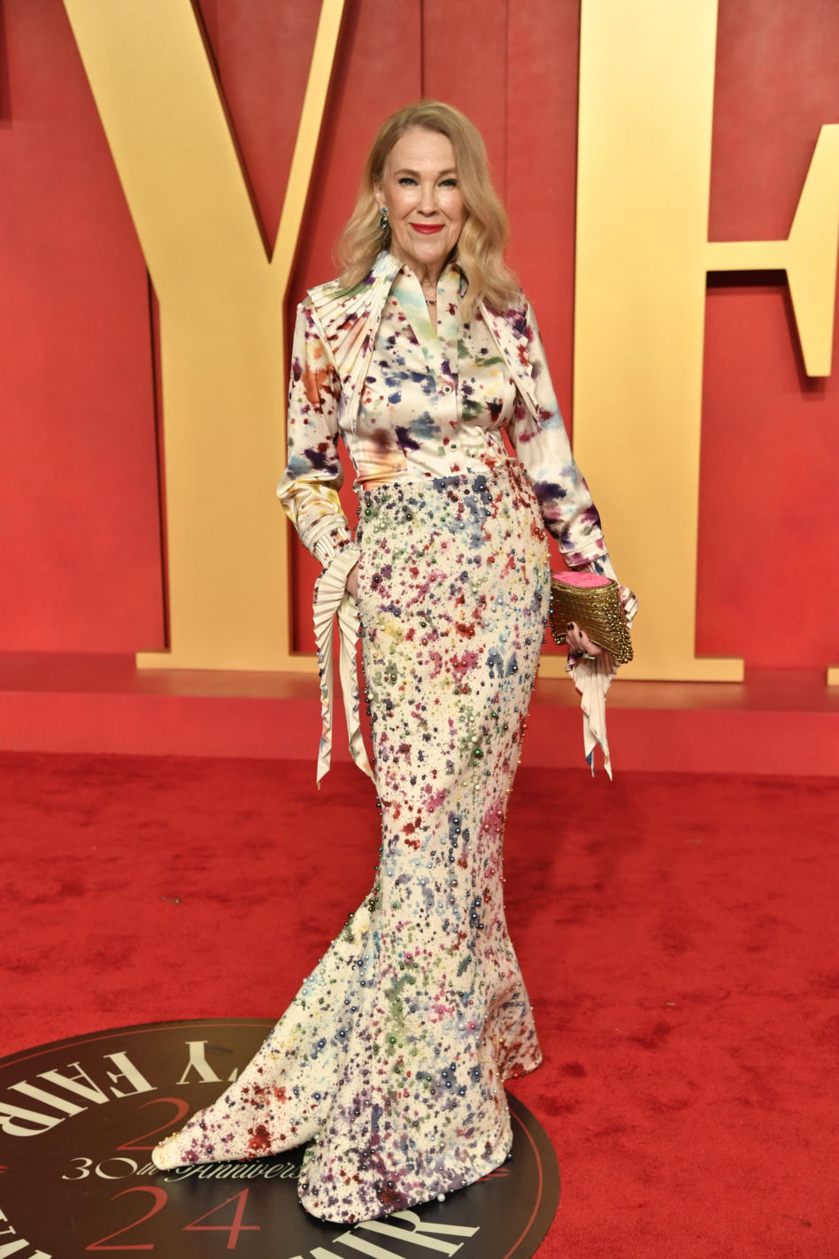 Catherine O'Hara na imprezie Vanity Fair (Oscary 2024)