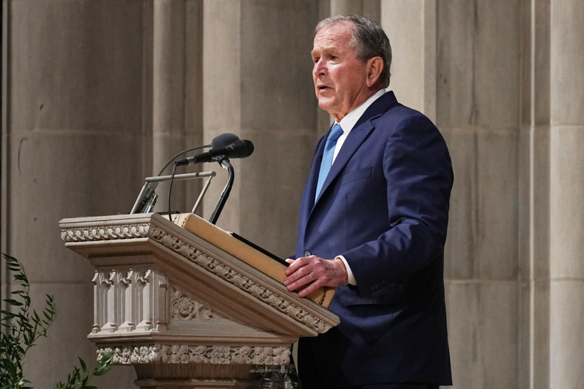 Bush, Biden i Harris wzięli udział w pogrzebie b. wiceprezydenta Dicka Cheneya