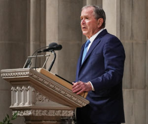 Bush, Biden i Harris wzięli udział w pogrzebie b. wiceprezydenta Dicka Cheneya