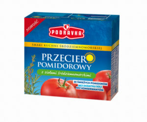 Przecier pomidorowy z ziołami śródziemnomorskimi, Podravka