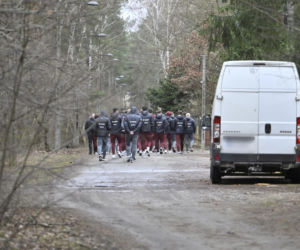 Polska - Albania. Reprezentacja Polski na spacerze
