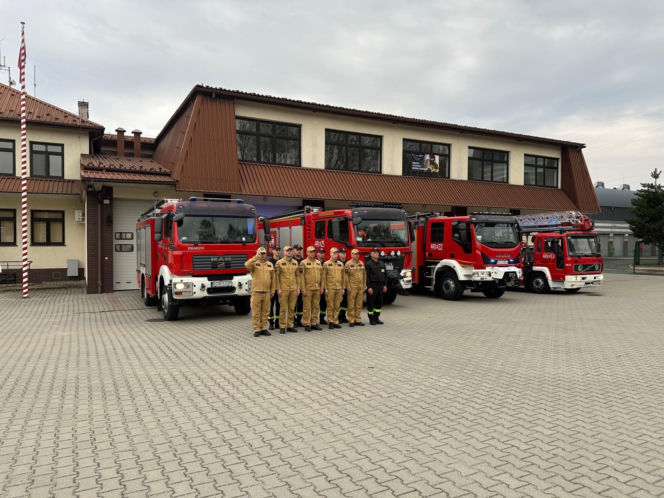Hołd dla druha z OSP Trąbki