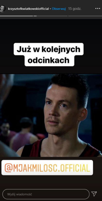M jak miłość po wakacjach 2020. Jakub Karski (Krzysztof Kwiatkowski), Marcin (Mikołaj Roznerski)
