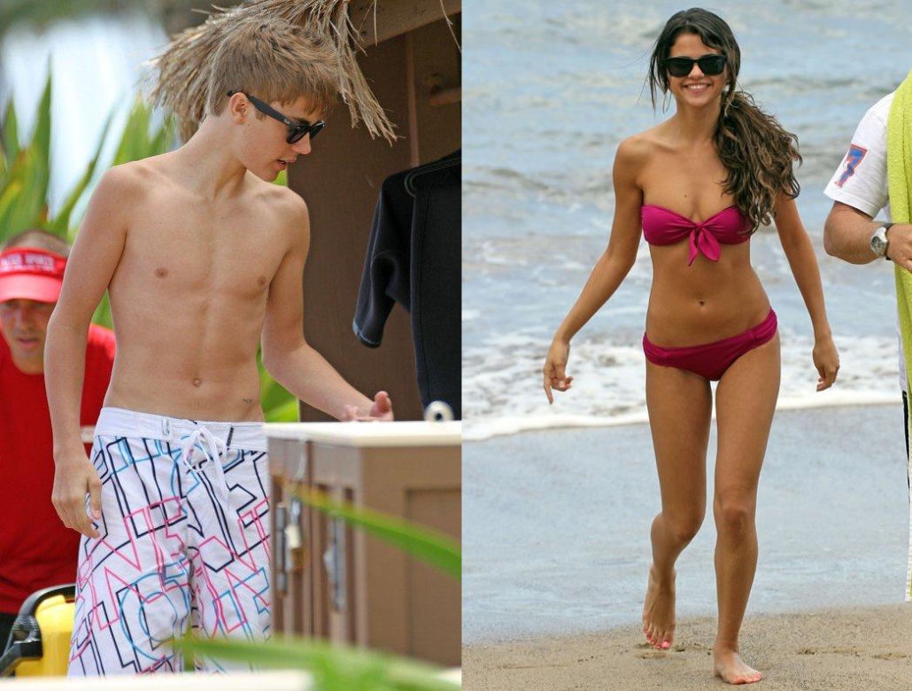 Justin Bieber i Selena Gomez na Hawajach