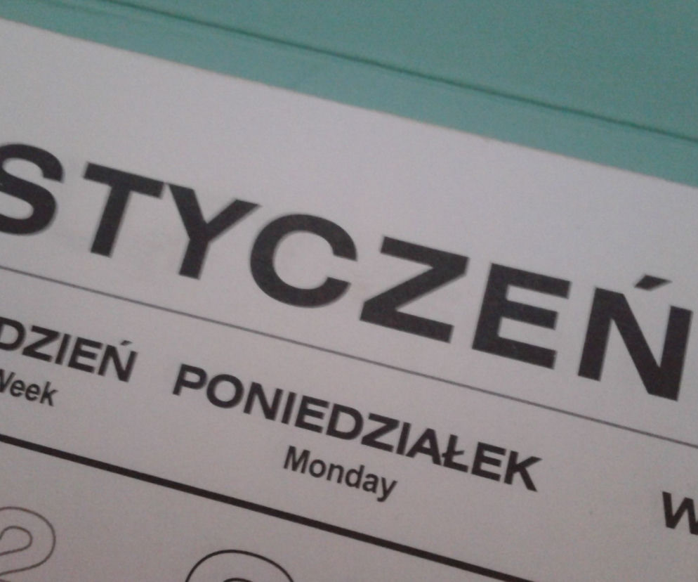 kalendarz styczeń