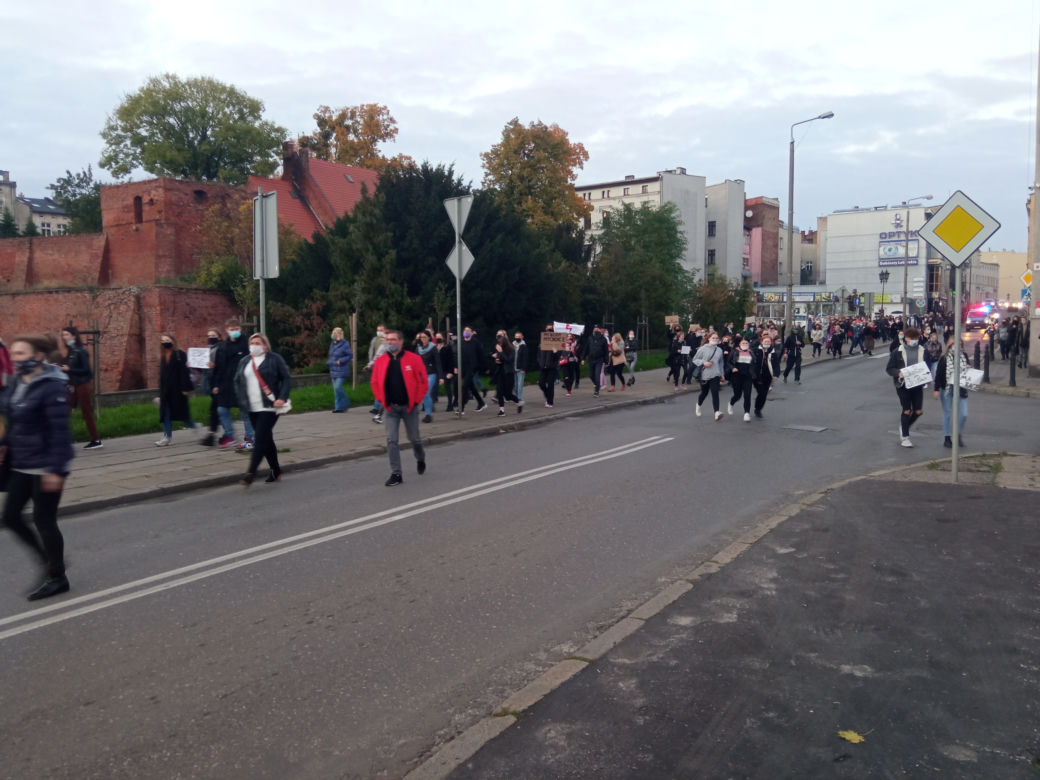 Protest w Grudziądzu