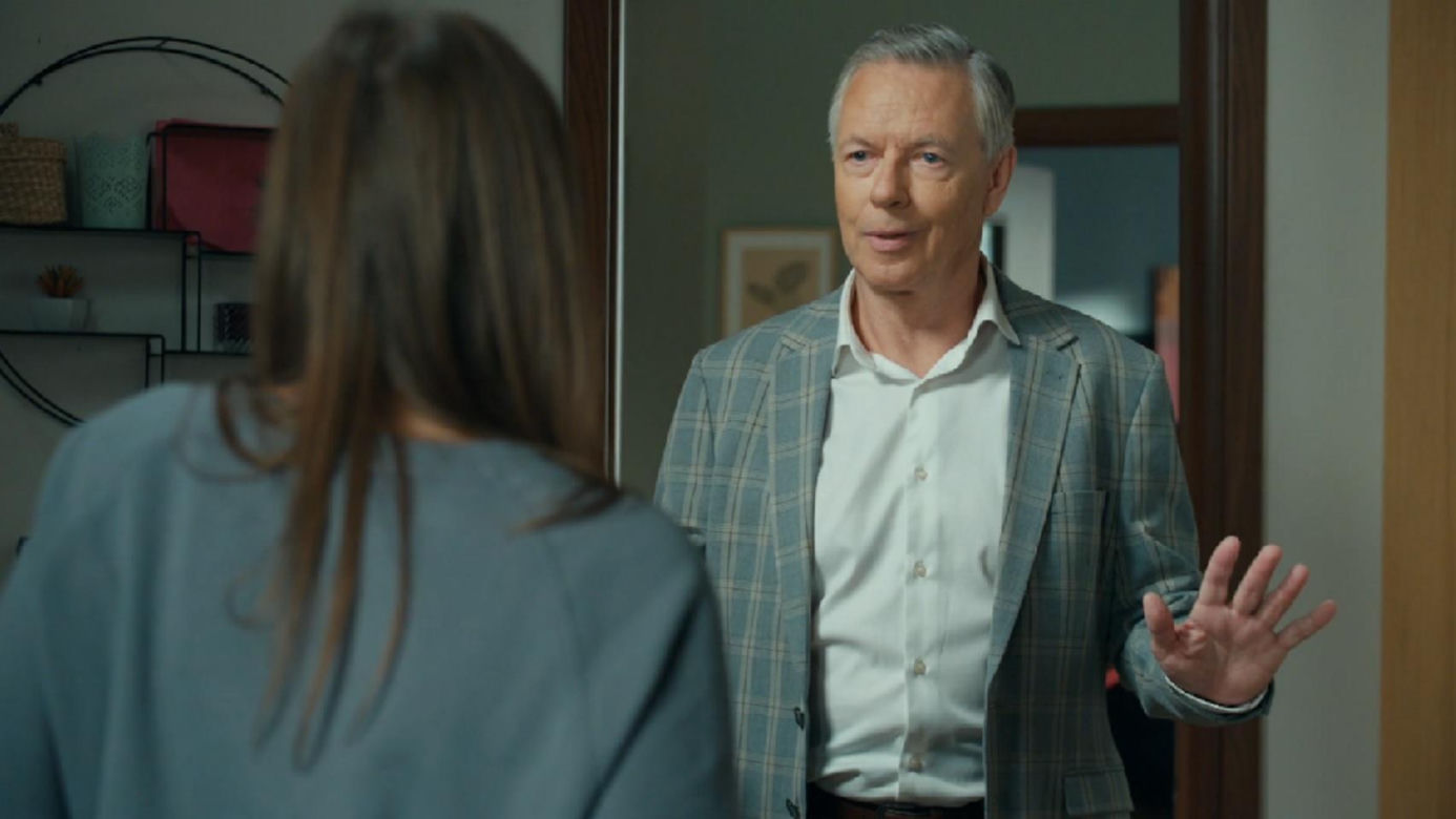 Barwy szczęścia, odcinek 3121. Madzia (Natalia Sierzputowska), Henryk (Zbigniew Suszyński)
