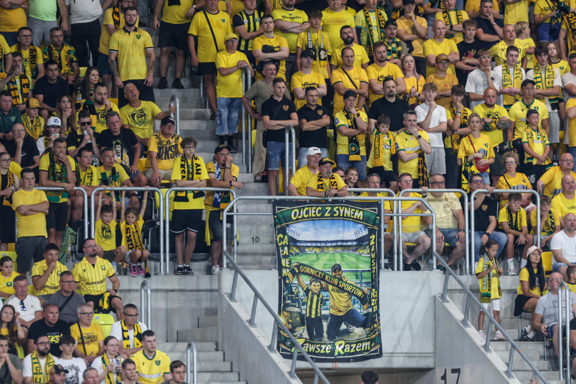 Zdjęcia kibiców z meczu GKS Katowice - MSK Żilina