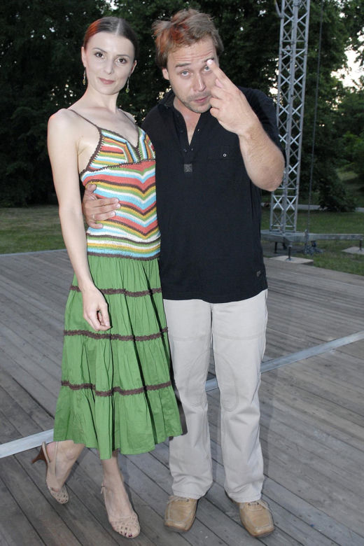 Halina Mlynkova i Łukasz Nowicki