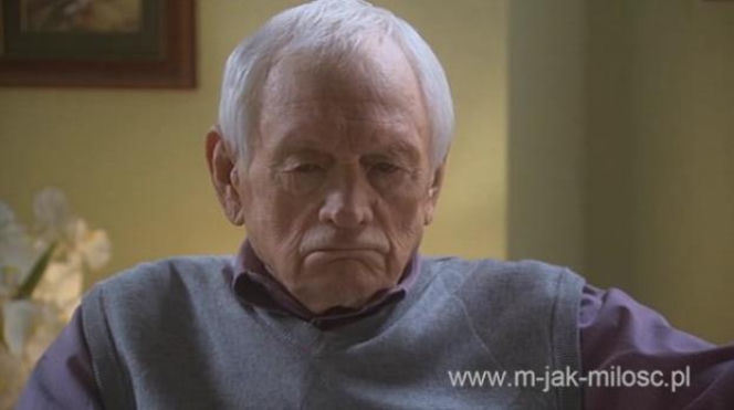 M jak miłość odc. 1069. Lucjan Mostowiak (Witold Pyrkosz)